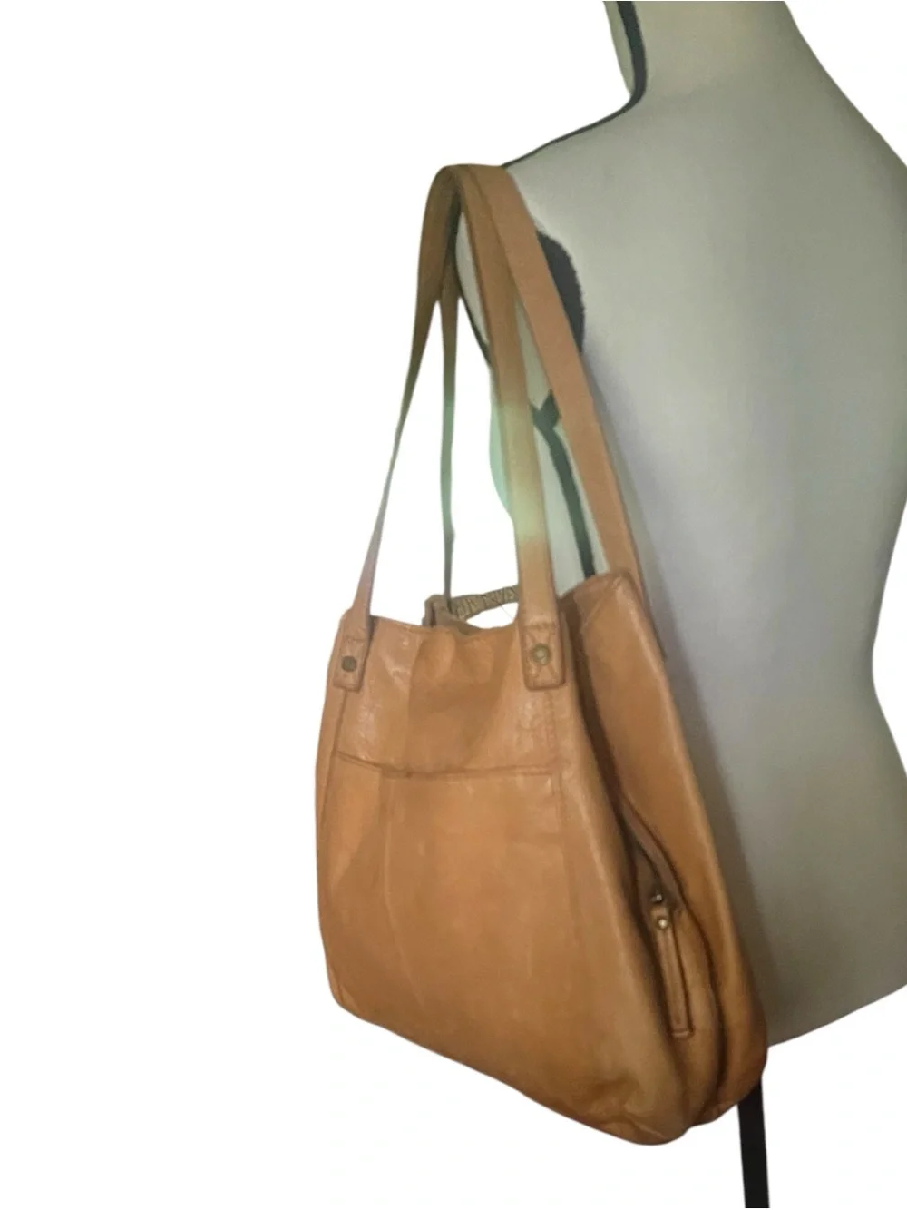 American Leather Liberty Hobo shopper Glove Tan Leather Bag.